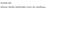 Desktop Screenshot of malib.de